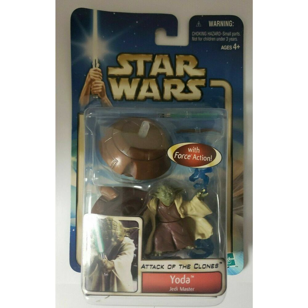 Star Wars: Attack of the Clones YODA Jedi Master Action Figure Sealed sw3